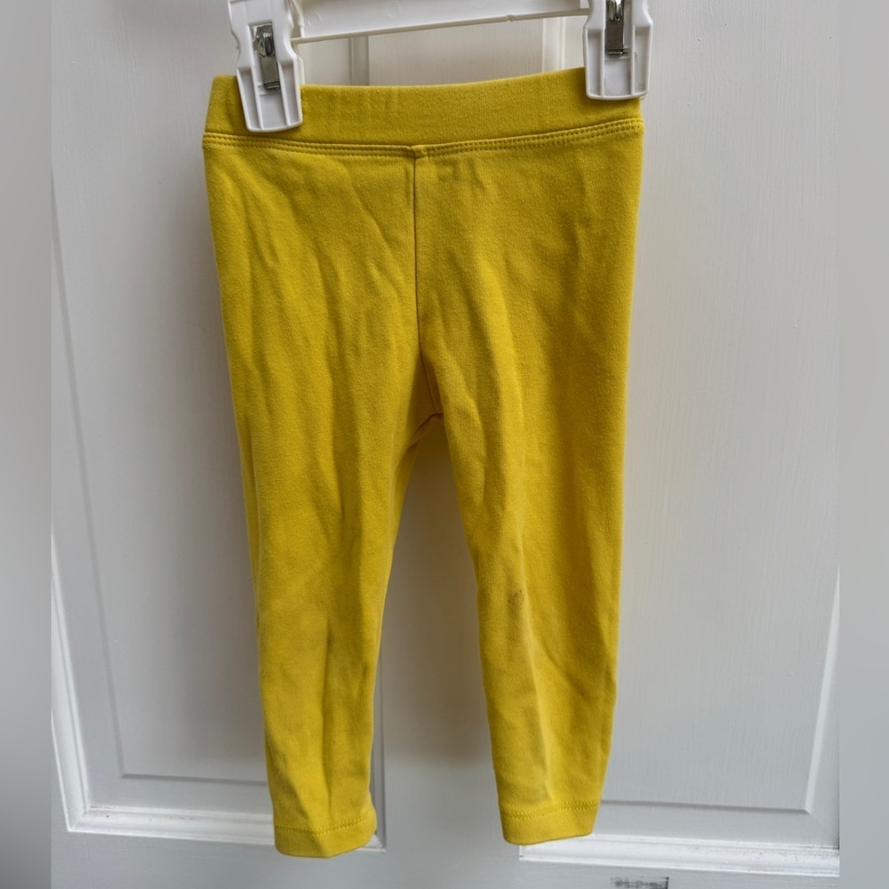 Lilax 2T Girls Vibrant Yellow Leggings Pants